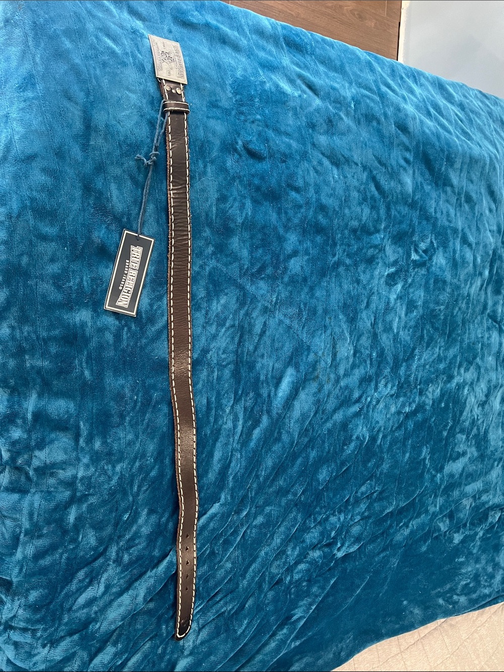Men’s True Religion Belt (Brown) Buddha Buckle (Silver) Size 28